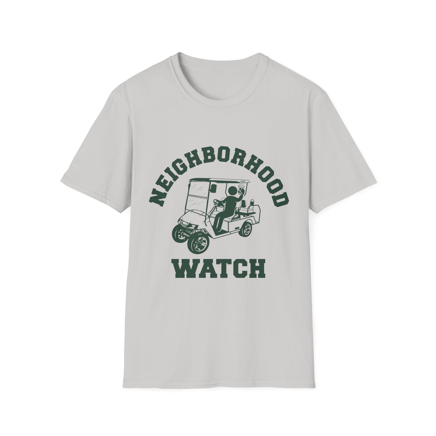 Neighborhood Watch Golf Cart Unisex Softstyle T-Shirt