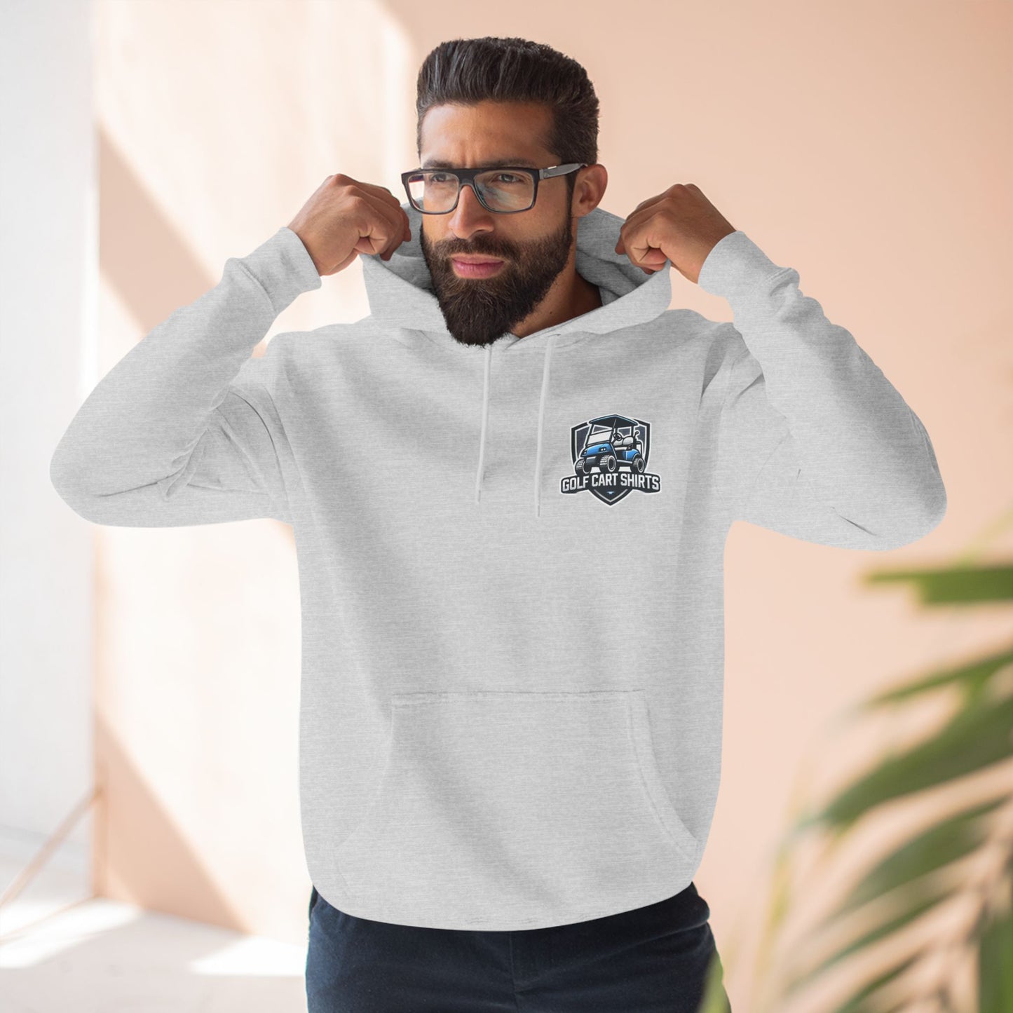 Neighborhood Watch Fleece Hoodie - Cozy & Stylish for Golf Cart Community Lovers