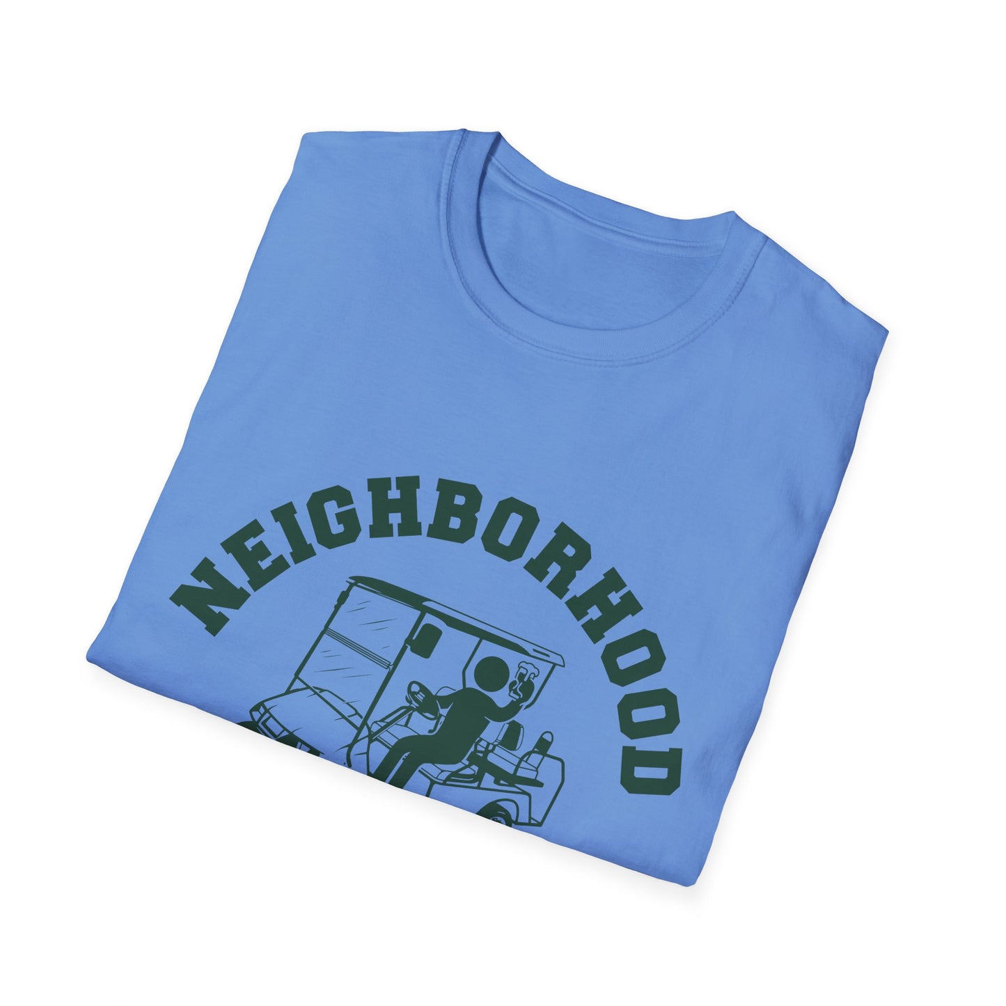 Neighborhood Watch Golf Cart Unisex Softstyle T-Shirt