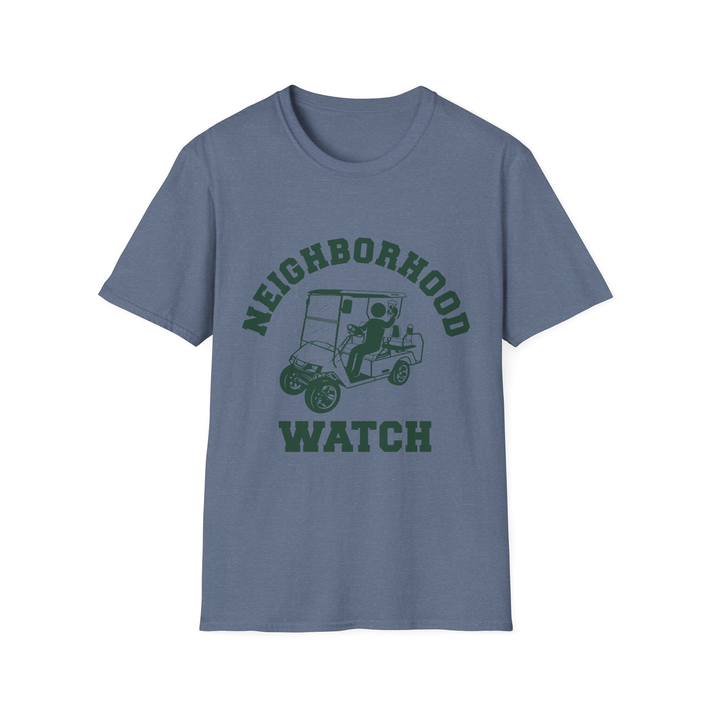Neighborhood Watch Golf Cart Unisex Softstyle T-Shirt