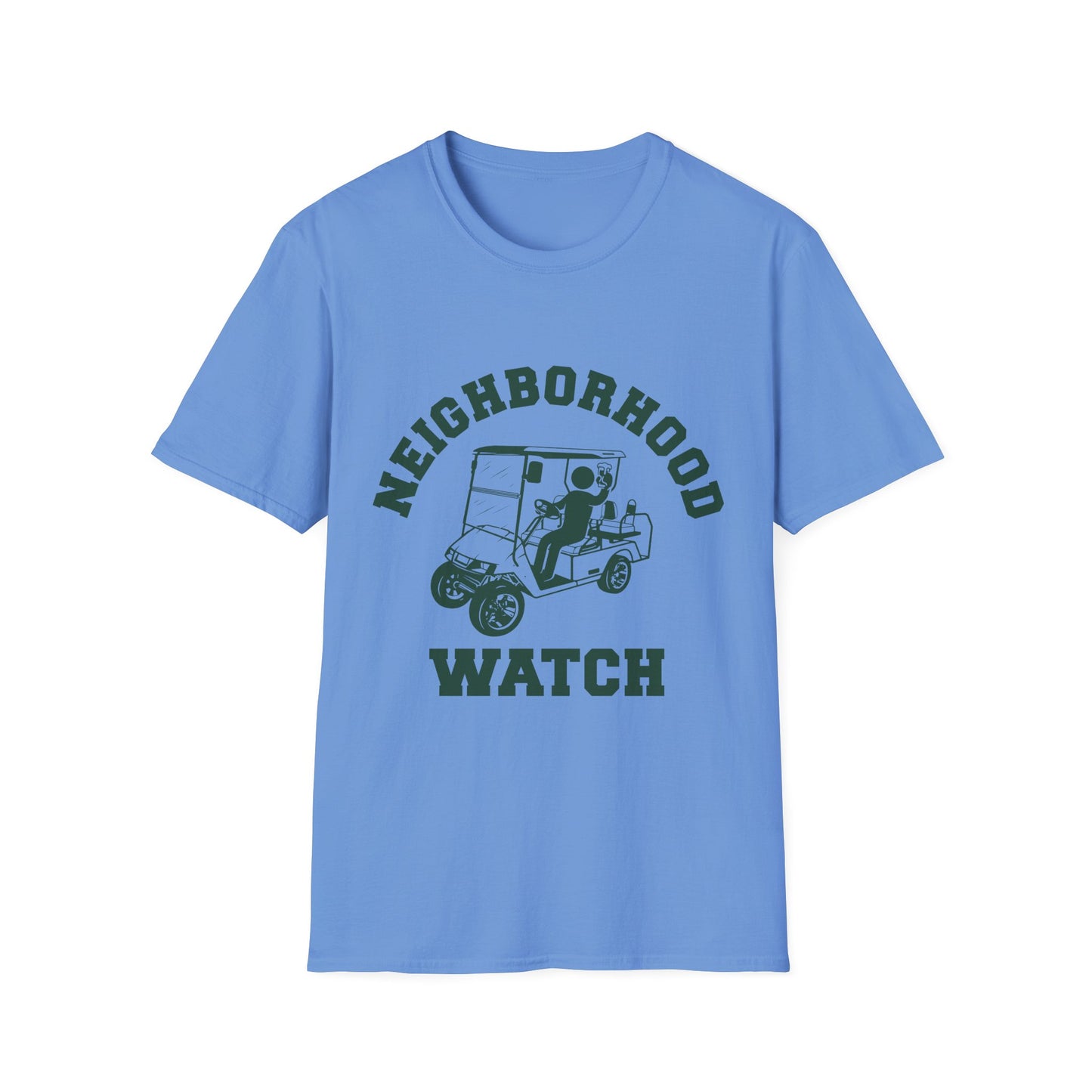 Neighborhood Watch Golf Cart Unisex Softstyle T-Shirt