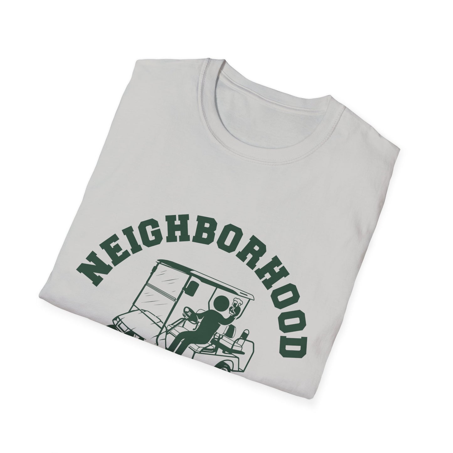 Neighborhood Watch Golf Cart Unisex Softstyle T-Shirt
