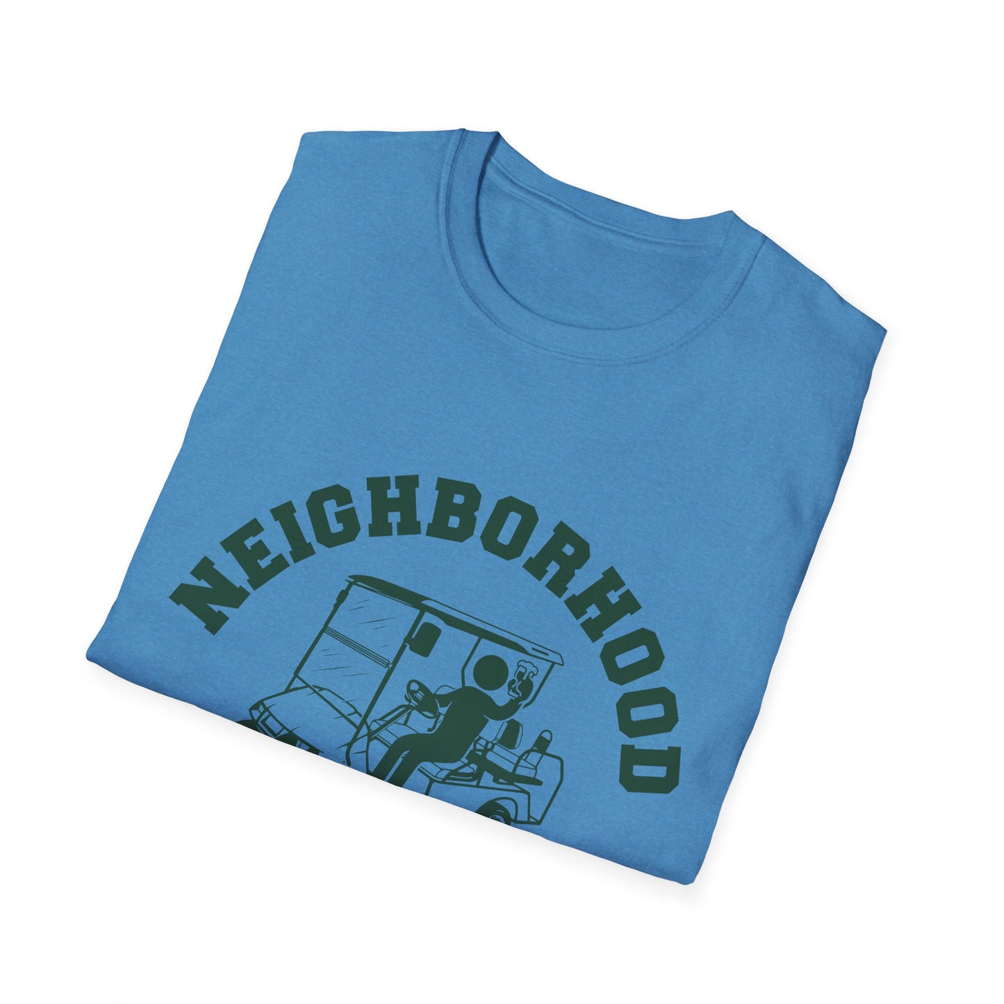 Neighborhood Watch Golf Cart Unisex Softstyle T-Shirt