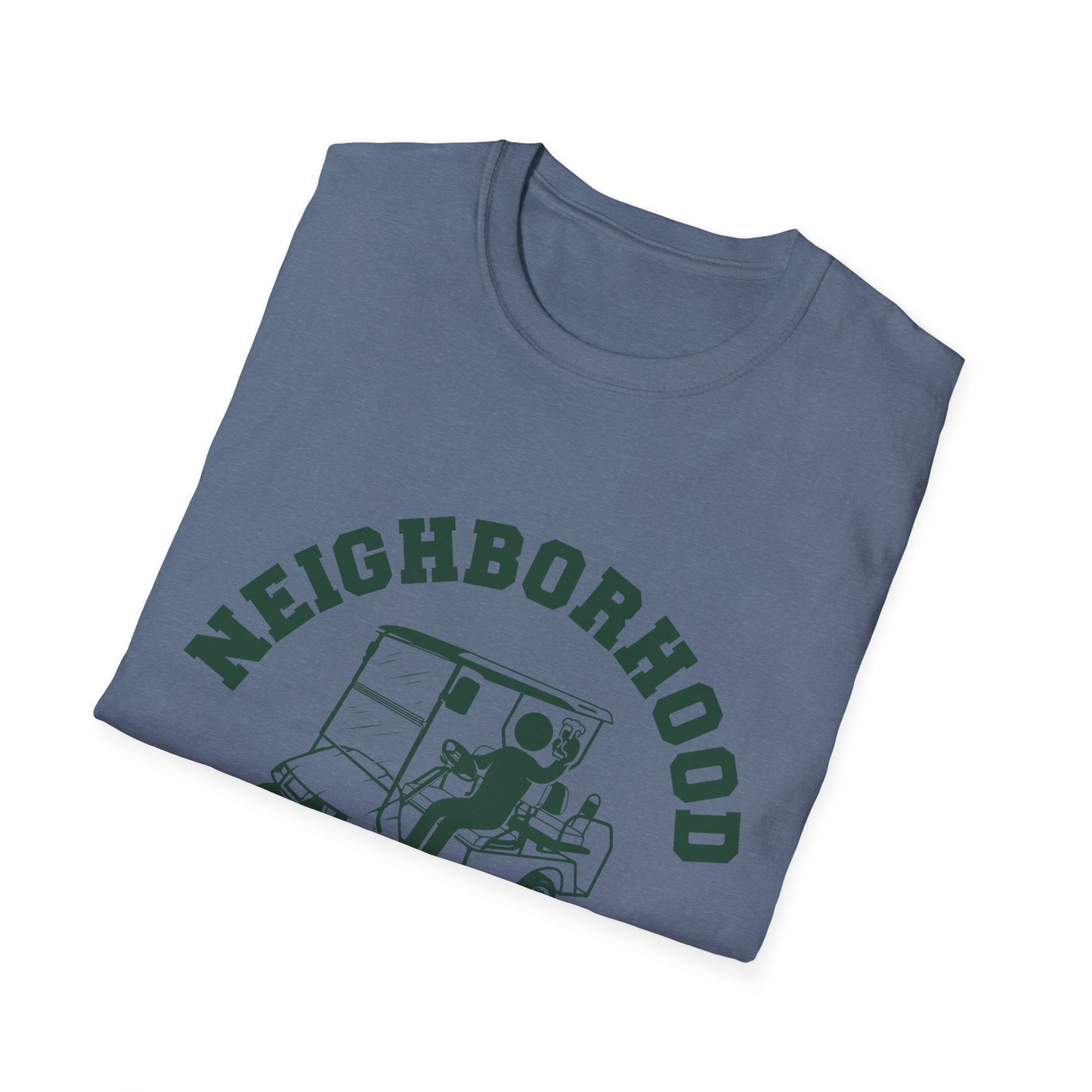 Neighborhood Watch Golf Cart Unisex Softstyle T-Shirt