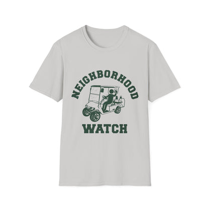 Neighborhood Watch Golf Cart Unisex Softstyle T-Shirt