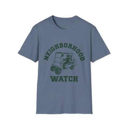 Neighborhood Watch Golf Cart Unisex Softstyle T-Shirt