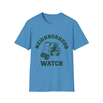 Neighborhood Watch Golf Cart Unisex Softstyle T-Shirt