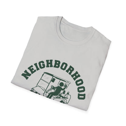 Neighborhood Watch Golf Cart Unisex Softstyle T-Shirt