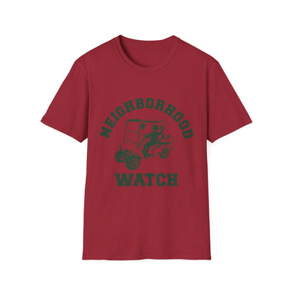 Neighborhood Watch Golf Cart Unisex Softstyle T-Shirt